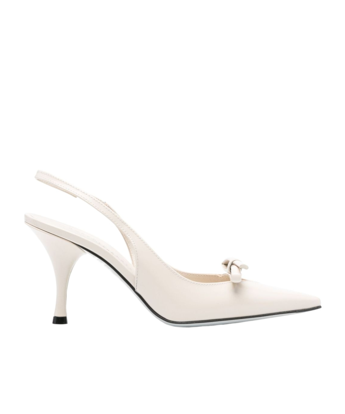 Shop Roberto Festa Pointed High Heel Sandals In White