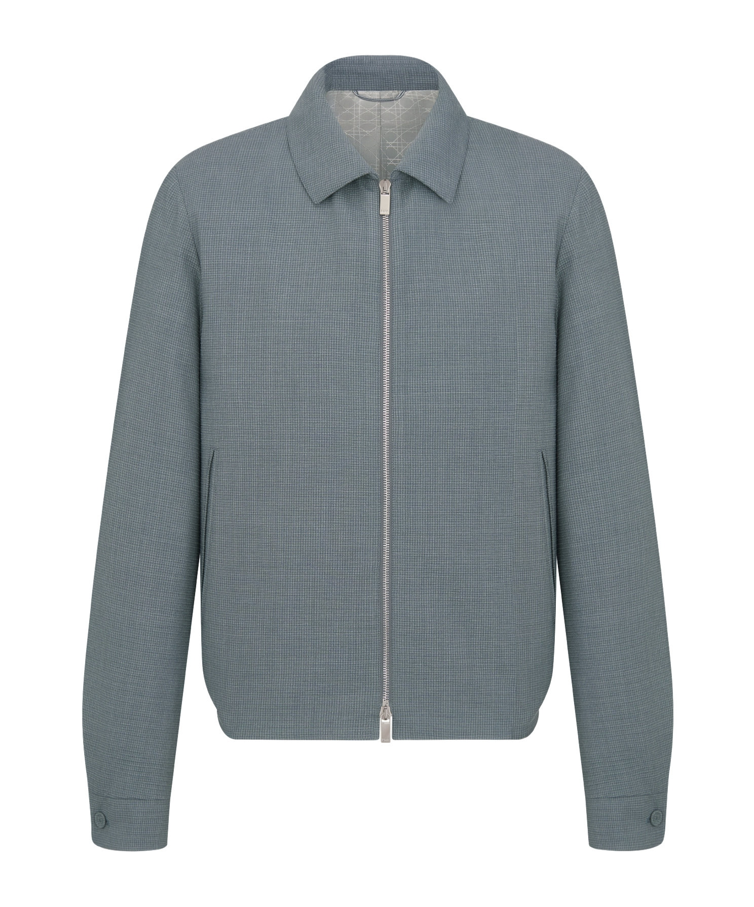Dior Zipped Jacket In Gray