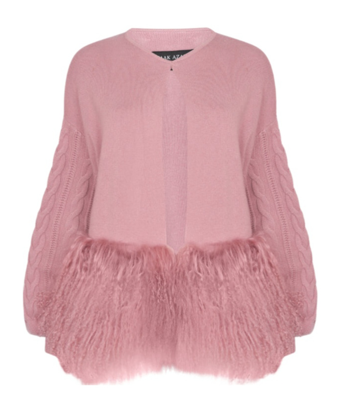 Izaak Azanei Long-sleeved Casual Jacket In Pink
