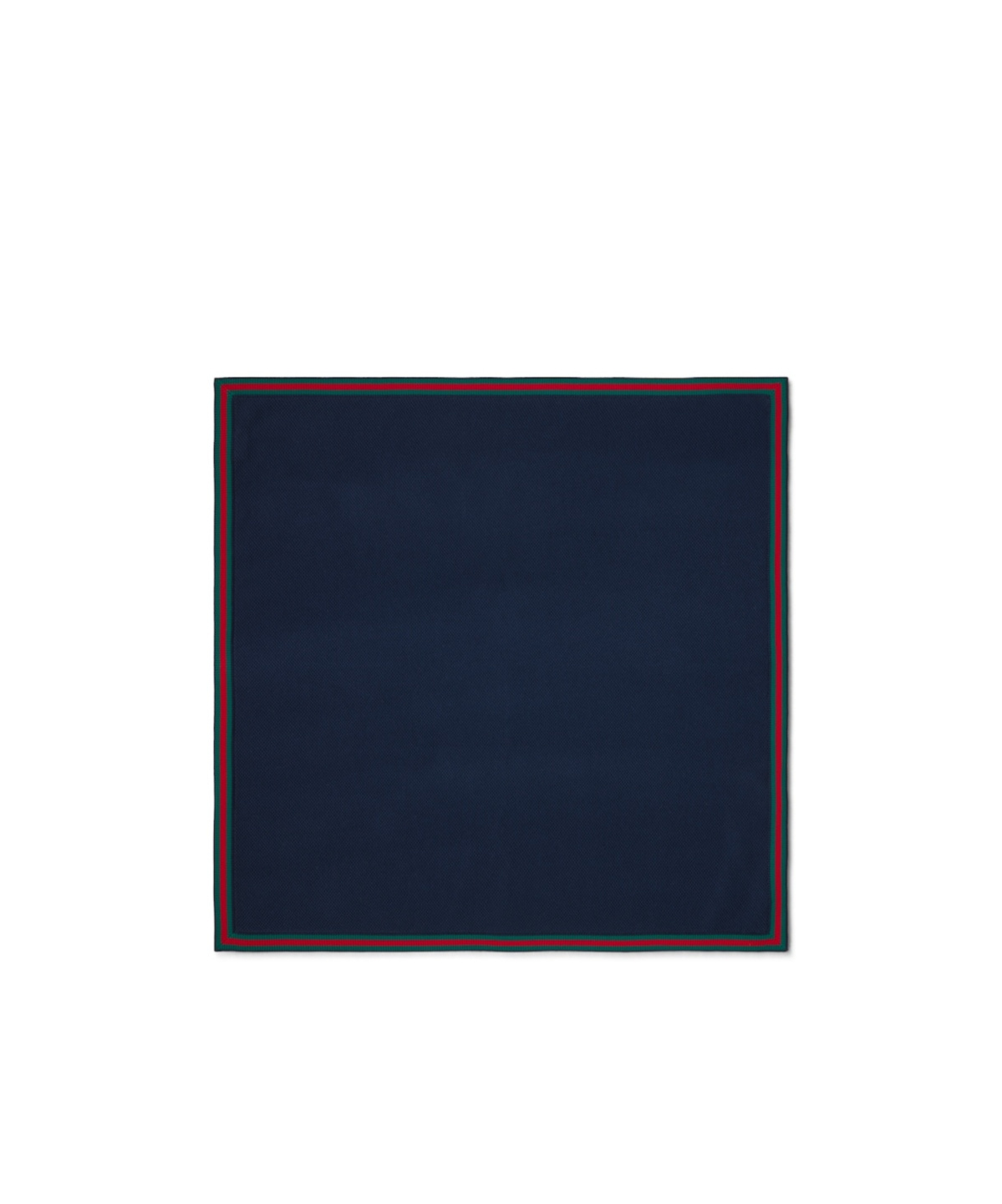 Gucci Baby Cotton Blanket With Web In Blue