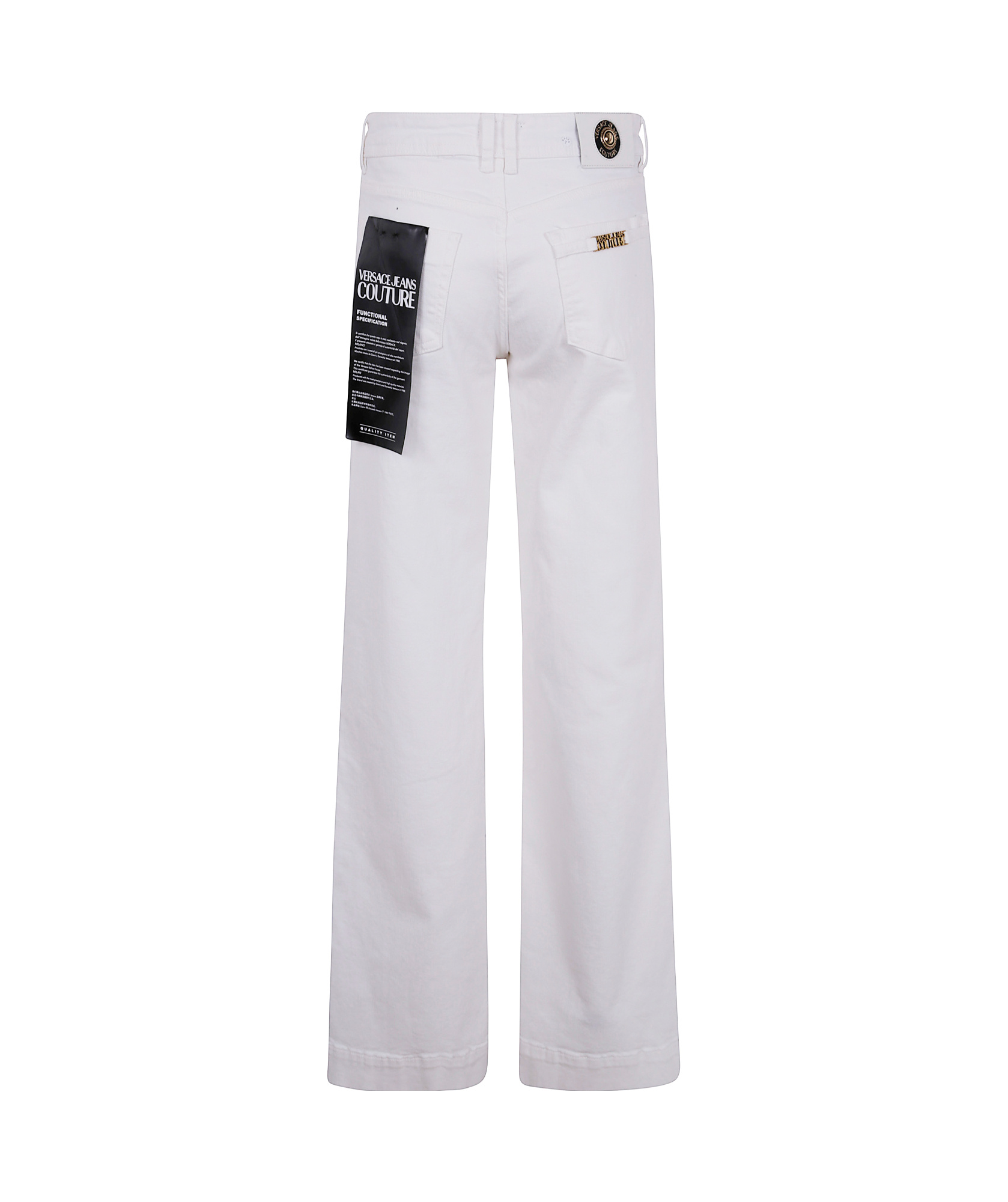 Versace Jeans Logo-lettering Jeans In White