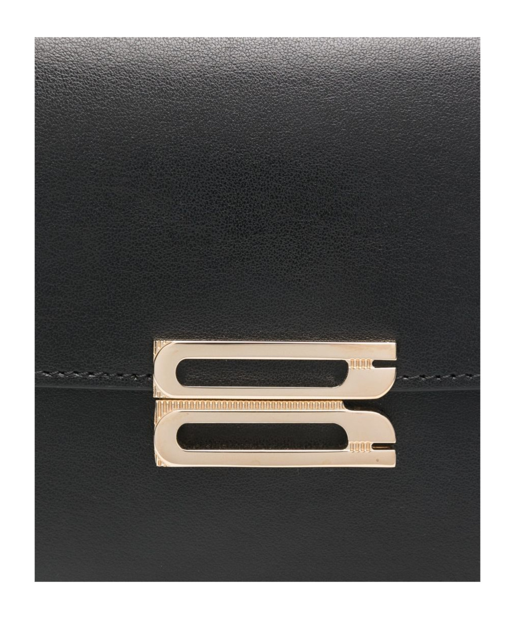 Victoria Beckham Foldover Magnetic Clasp Bag With Adjustable Strap