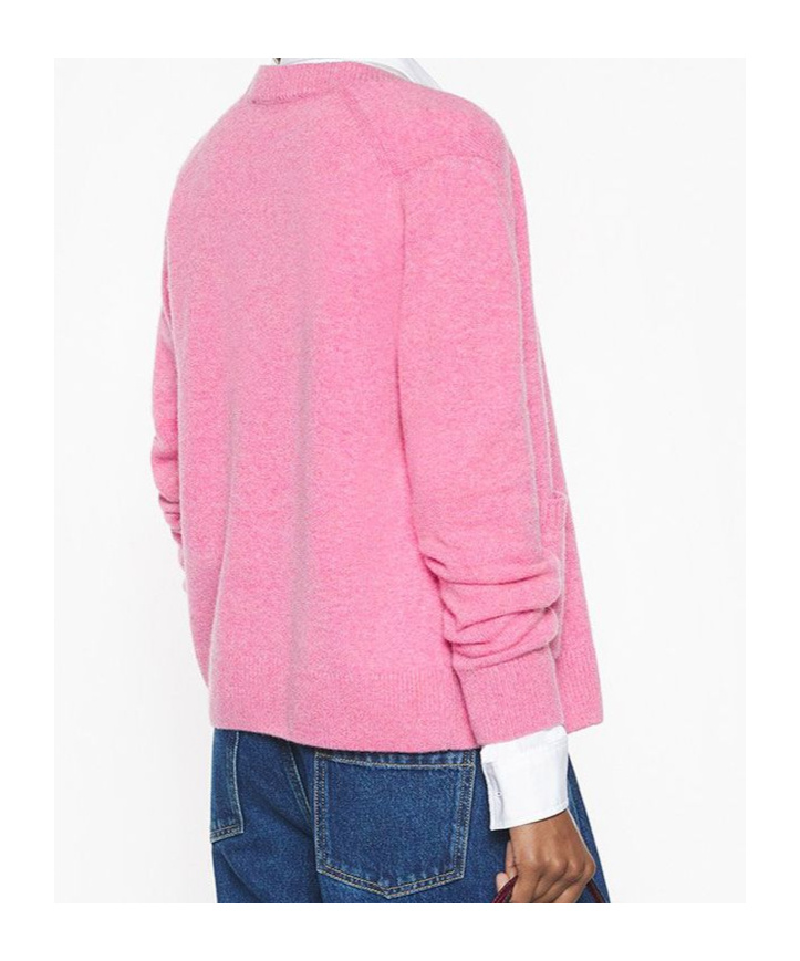 Maison Kitsuné Baby Fox Pocket Cardigan In Pink