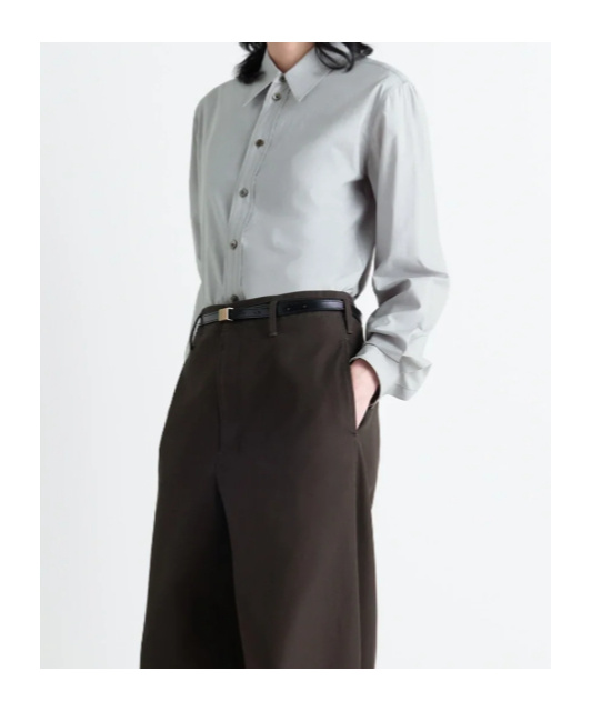 Lemaire Pointed Collar Shirt In Multi