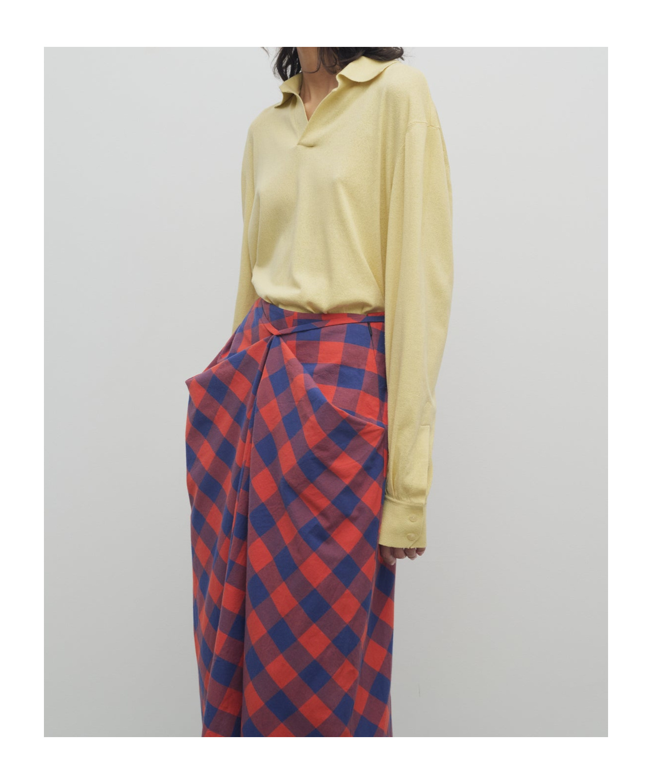 The Row Long-sleeved Polo Shirt In Nude