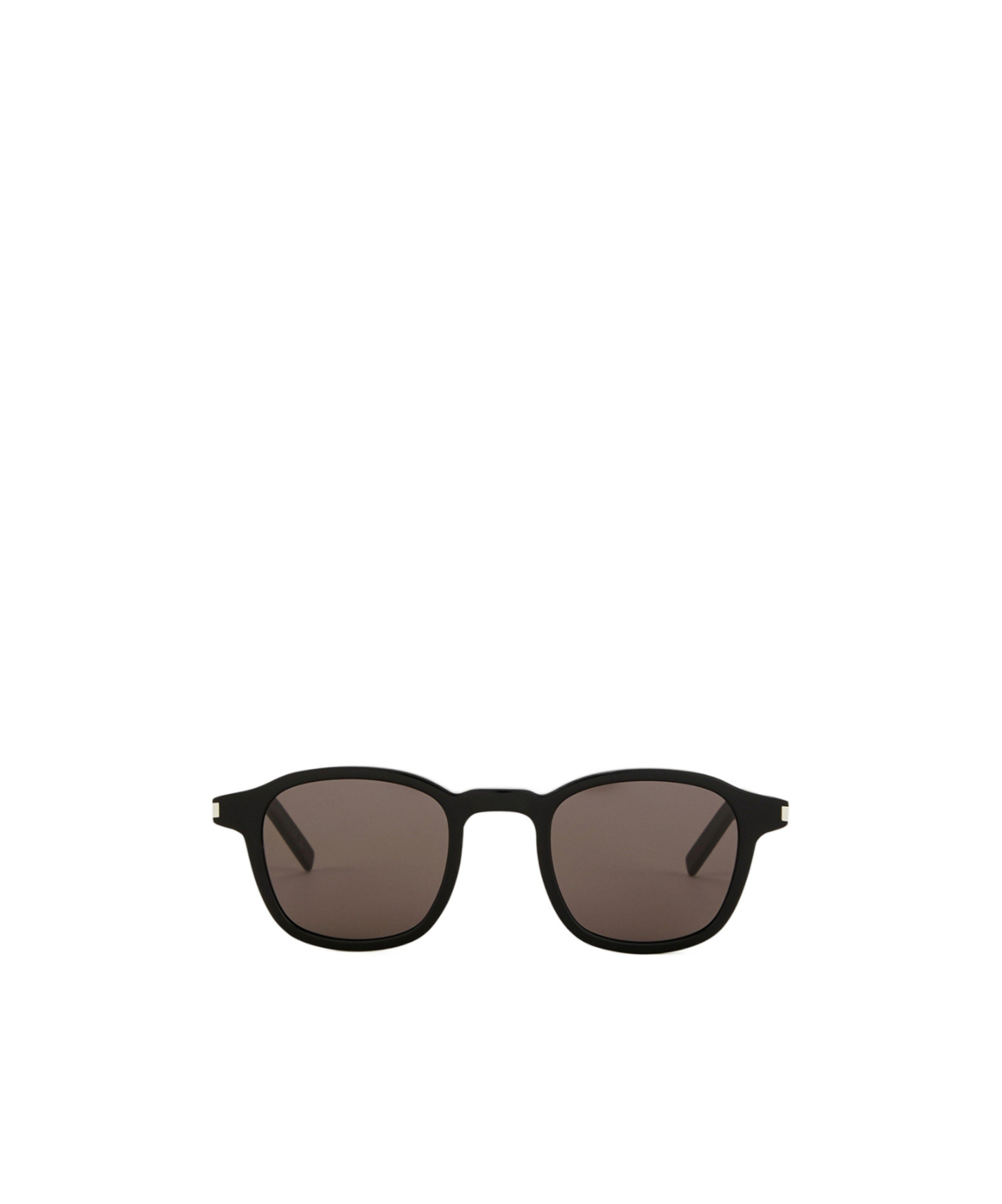 Saint Laurent Rounded-corner Rectangular Sunglasses In Green