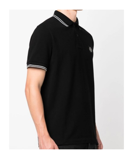Stone Island Polo Shirt In Black