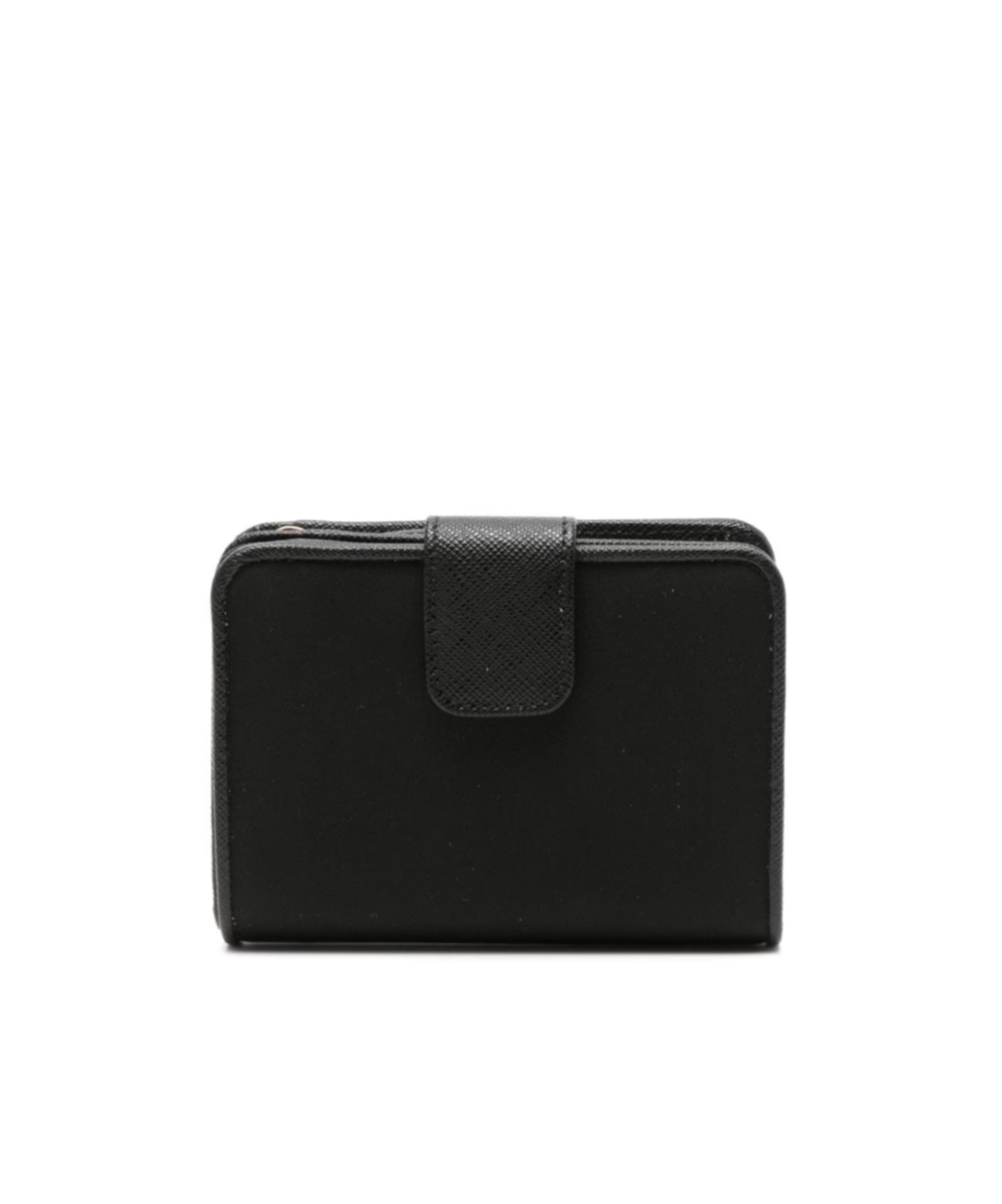 Prada Women Portafoglio Piccolo In Saffiano In Black