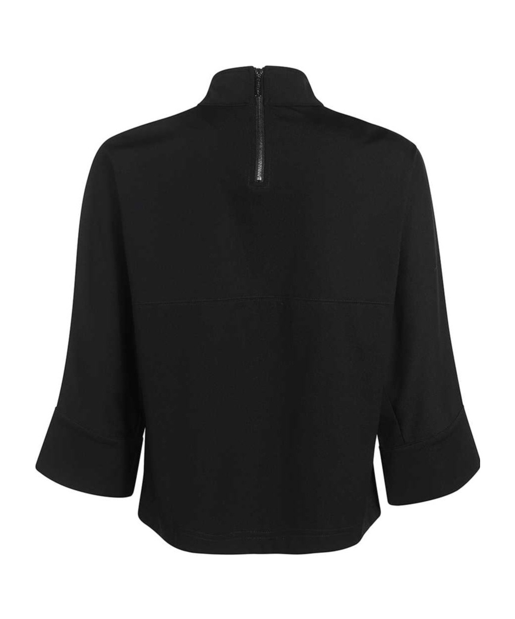Opening Ceremony Logo-patch High-neck Jersey Top In Black