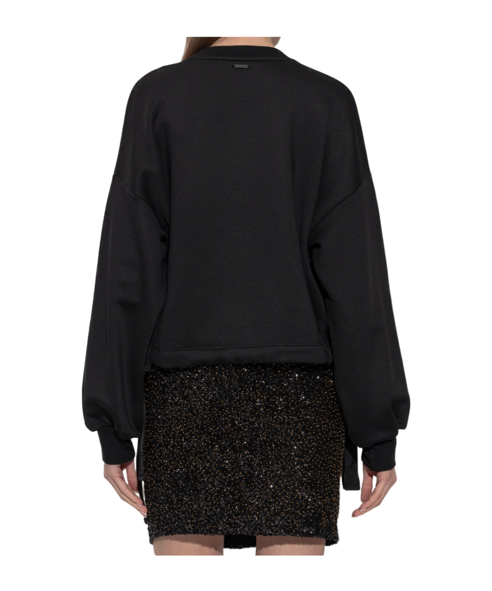 Allsaints Crew Neck Sweatshirt In Black
