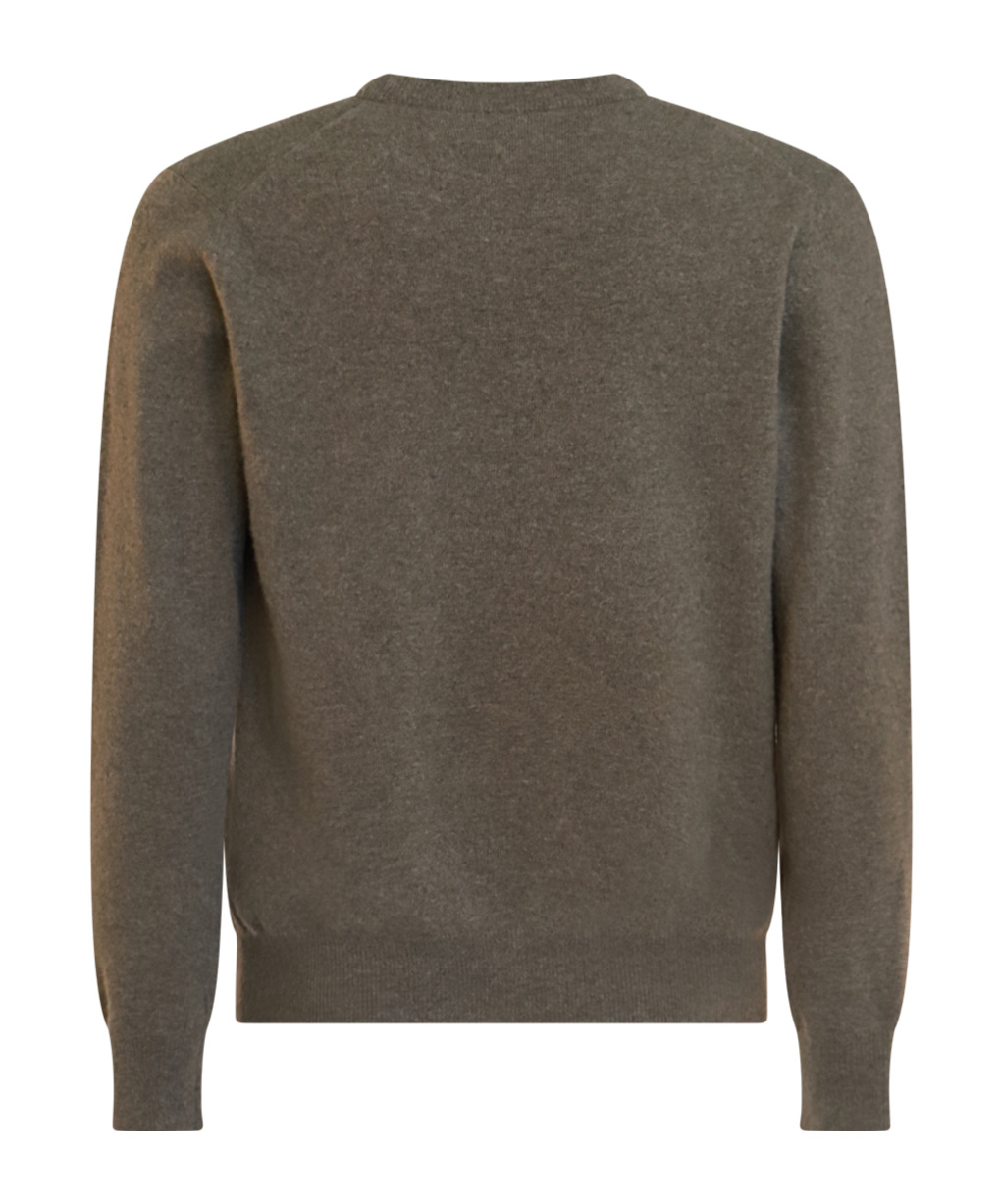 Altea Round Neck Sweater In Green