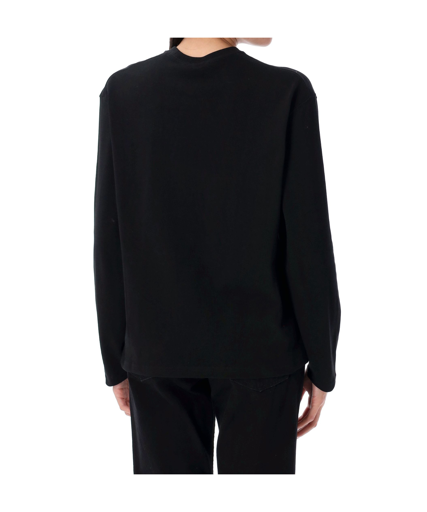 Polo Ralph Lauren Logo Embroidered Crewneck T-shirt In Black