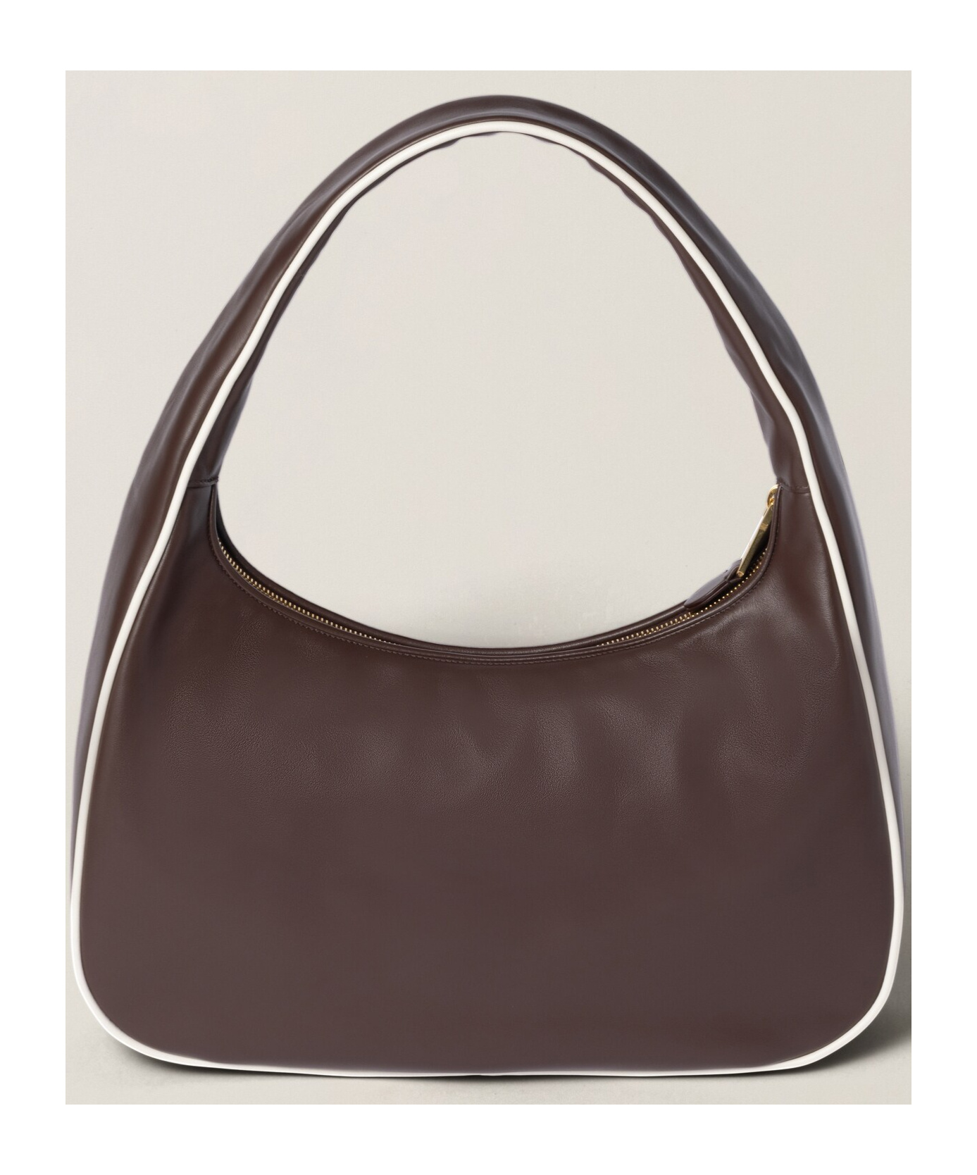 Miu Miu Wander Shoulder Bag In Heather Wood/white