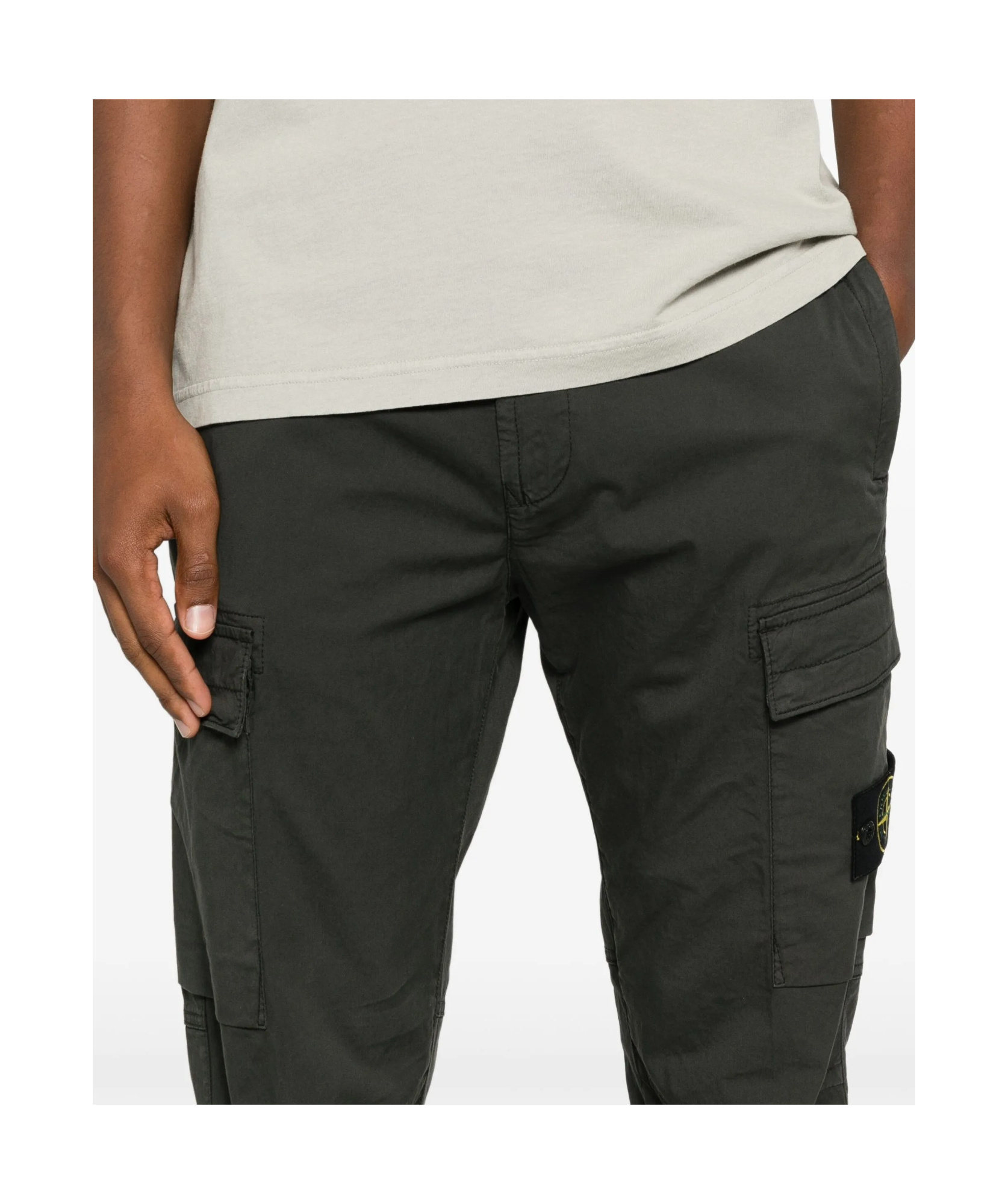 Stone Island Pant Regular Tapered Clothing In Gray