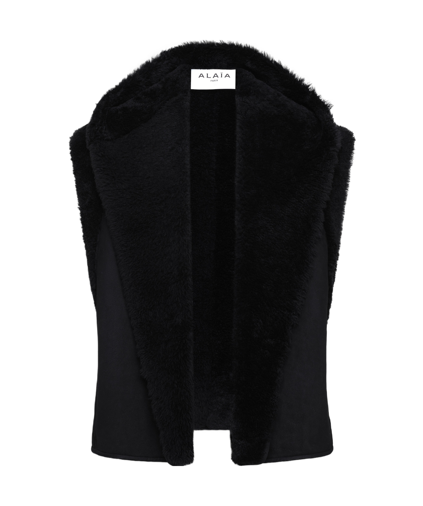 Alaïa Hooded Vest In Black