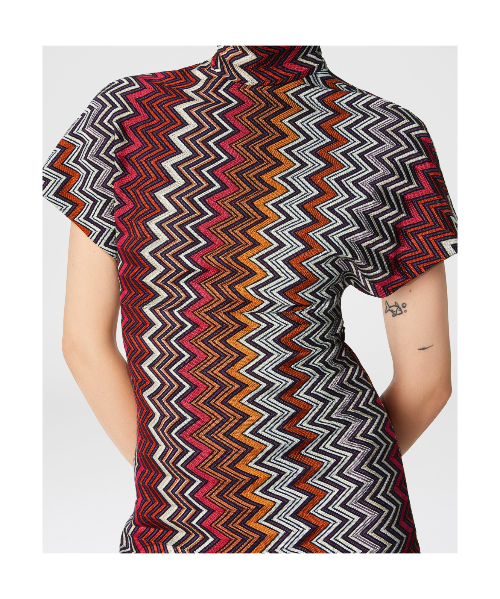 MISSONI ZIGZAG MINI DRESS 