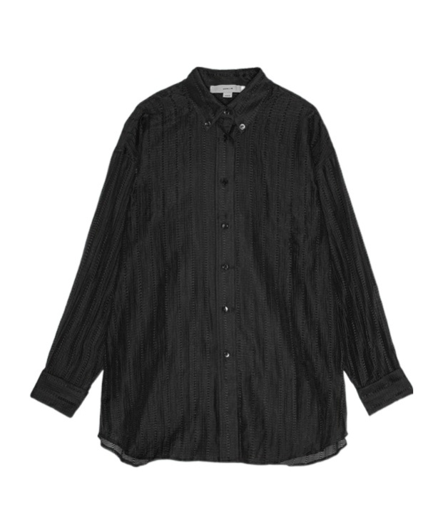 Remain Birger Christensen Perforated Shirt In Black