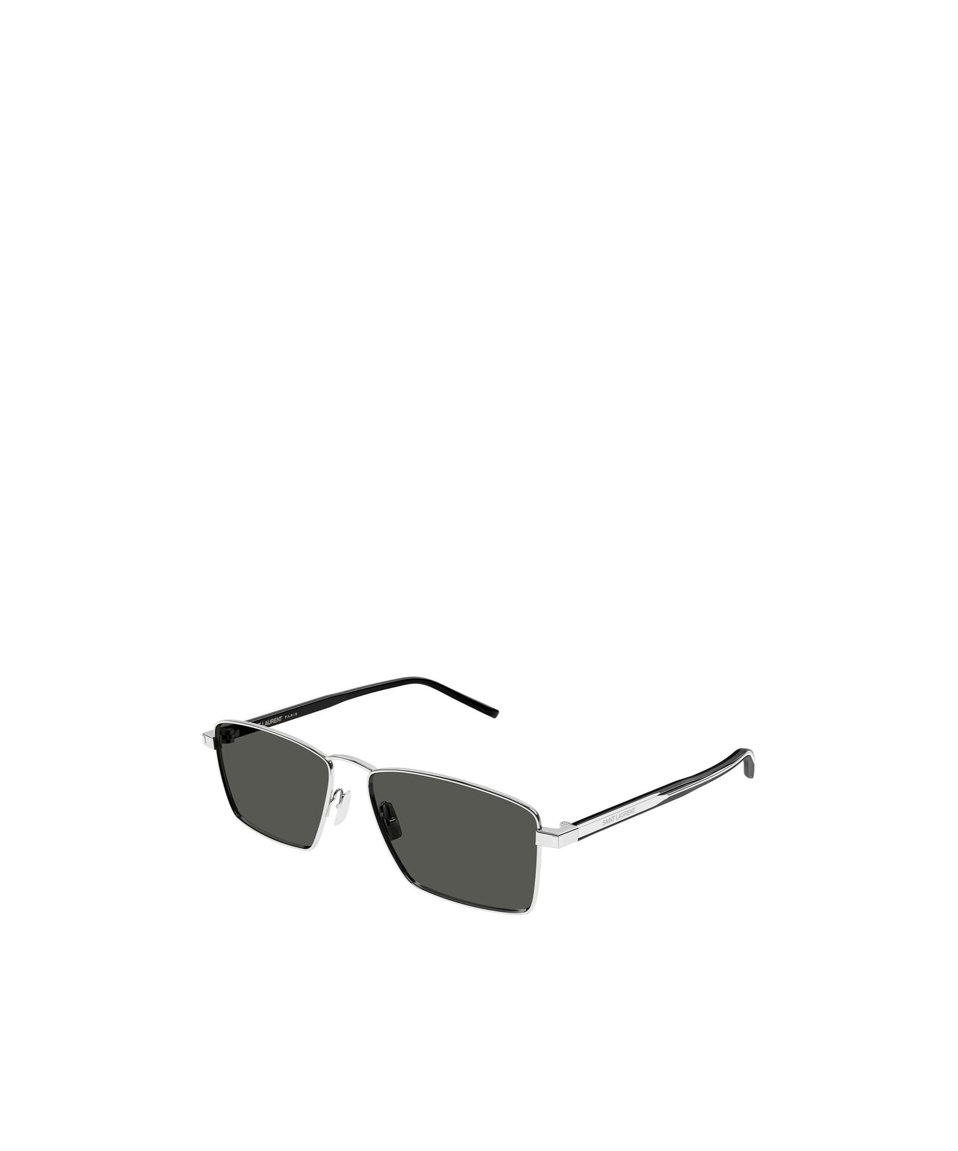 Saint Laurent Logo Sunglasses In Black