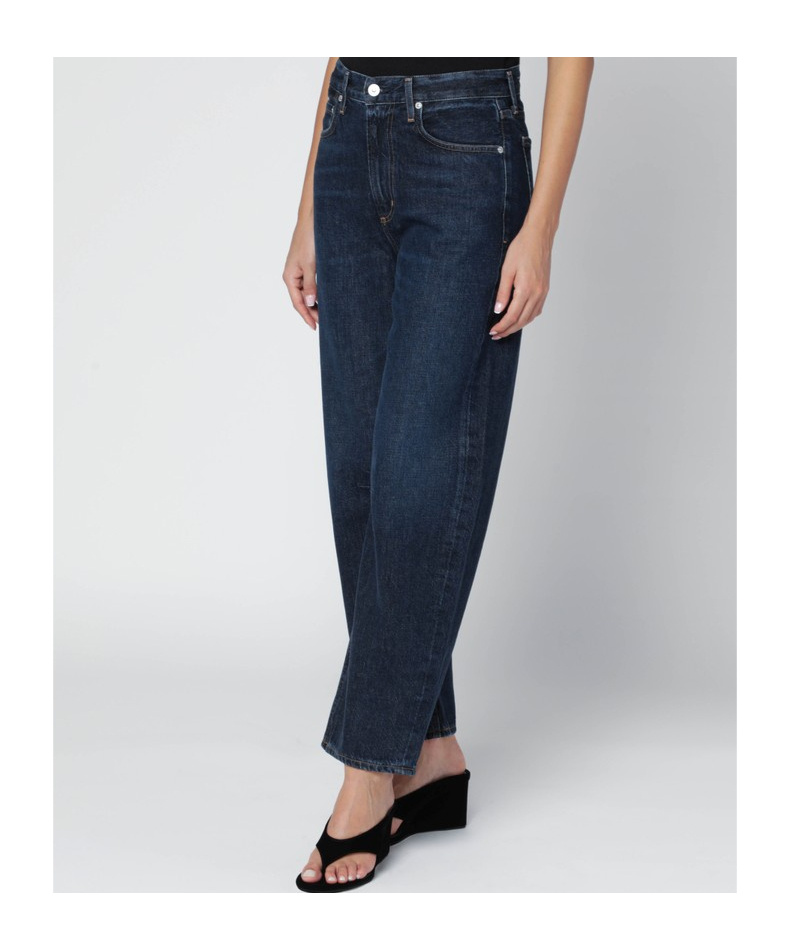 Citizen Of Humanity Button-fastening Wide-leg Jeans In Blue