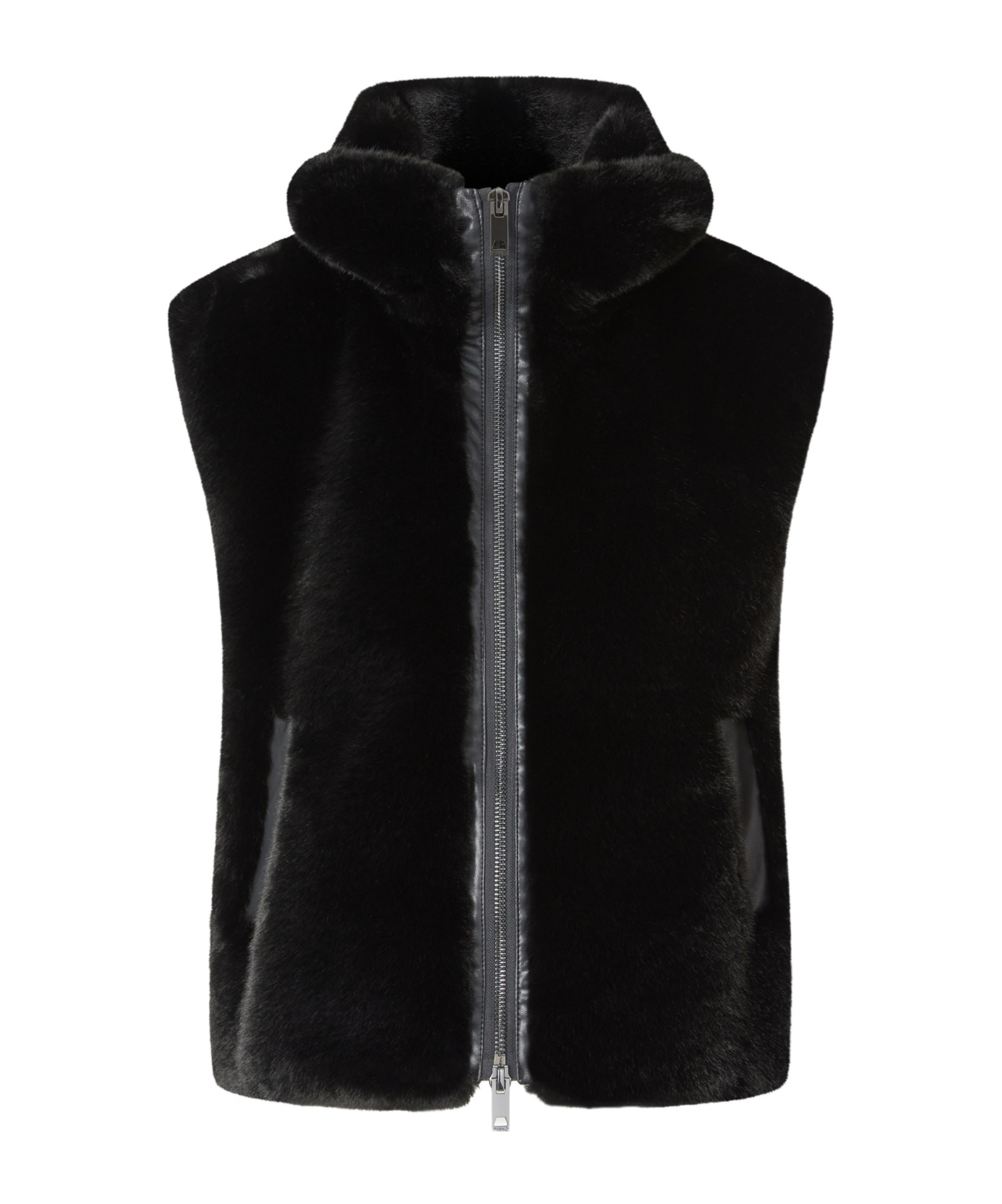 Pinko Sleeveless Vest In Black