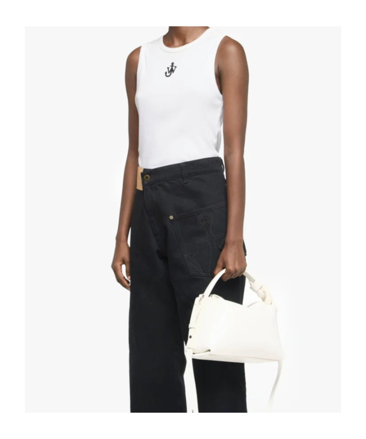 Junya Watanabe Low-rise Wide-leg Denim Trousers In Black