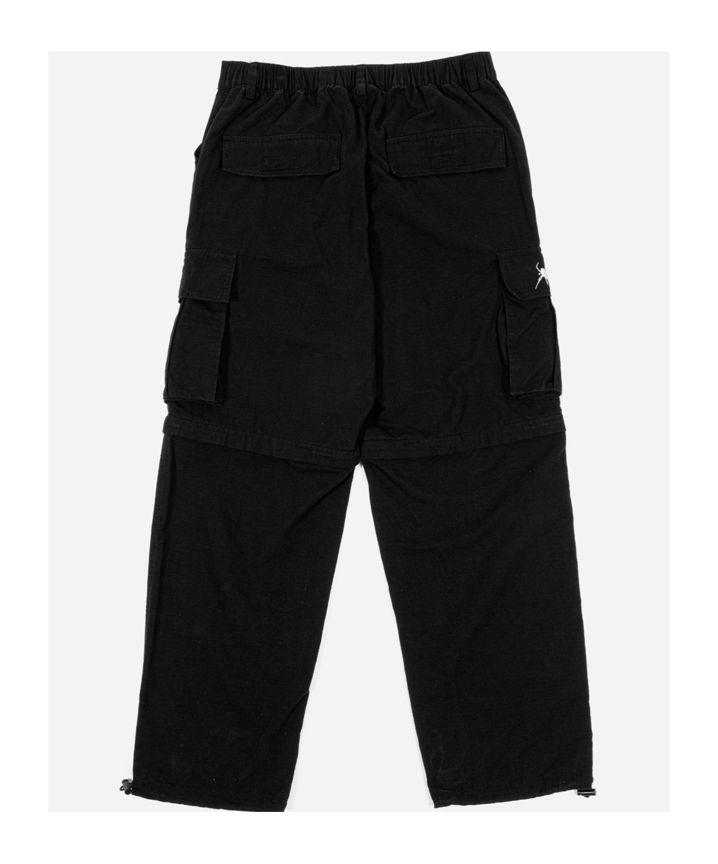 Wasted Paris Elastic Waist Casual Pants In Black