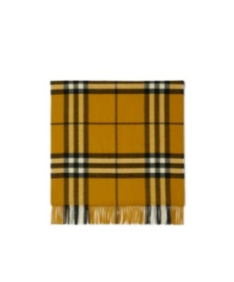 BURBERRY BURBERRY CHECKED FRINGED-EDGE SCARF