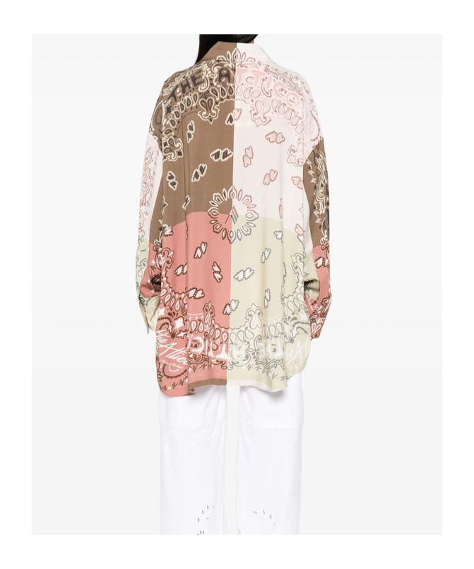 Attico Bandana-print Patchwork Shirt