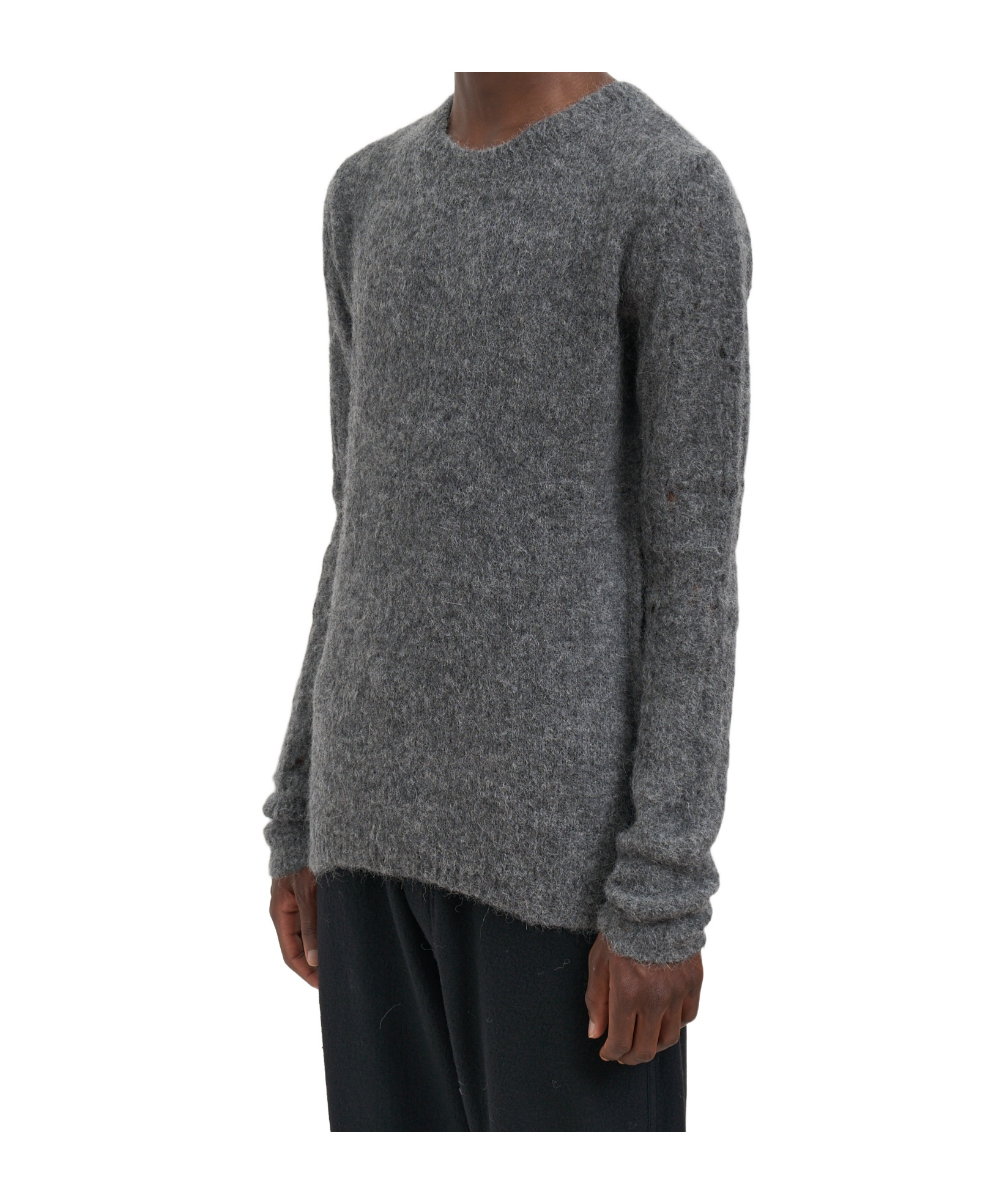 Thom Krom Crew Neck Sweater In Gray
