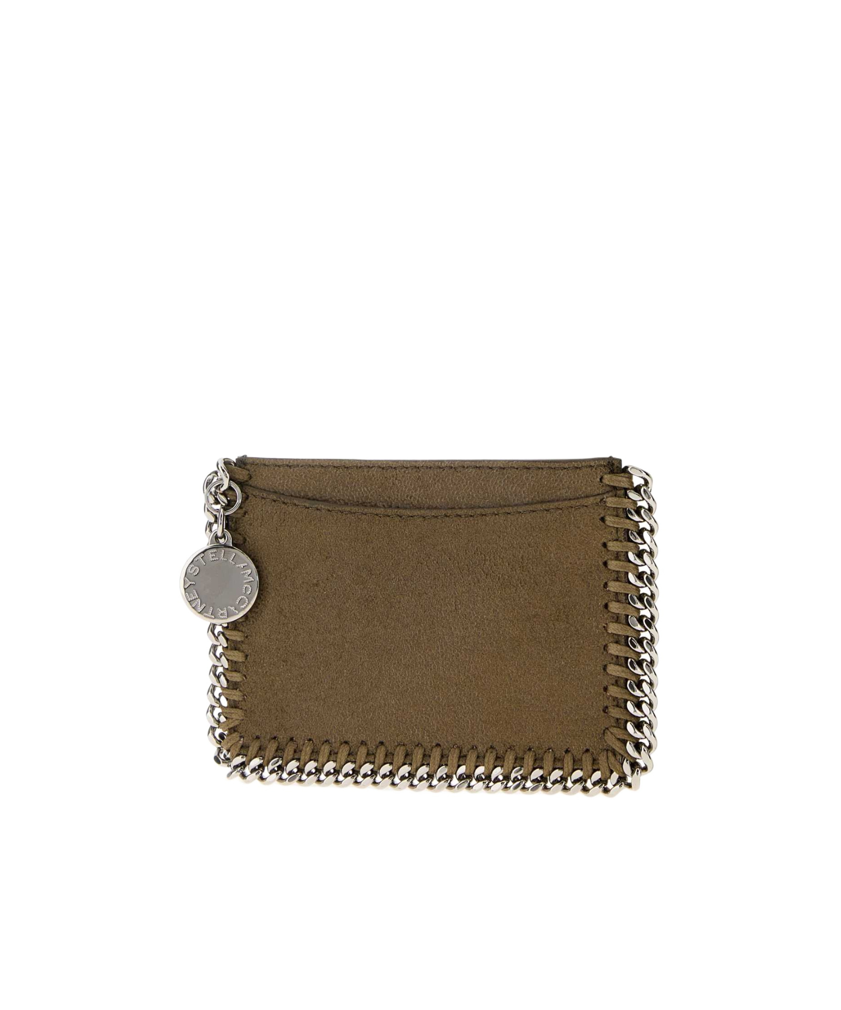 Stella Mccartney Falabella Small Flap Wallet In Brown