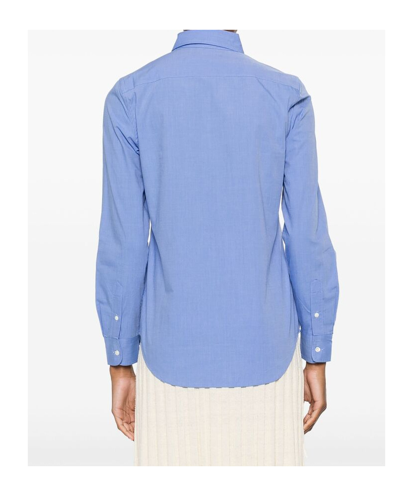 Polo Ralph Lauren Polo Pony-embroidered Shirt In Blue