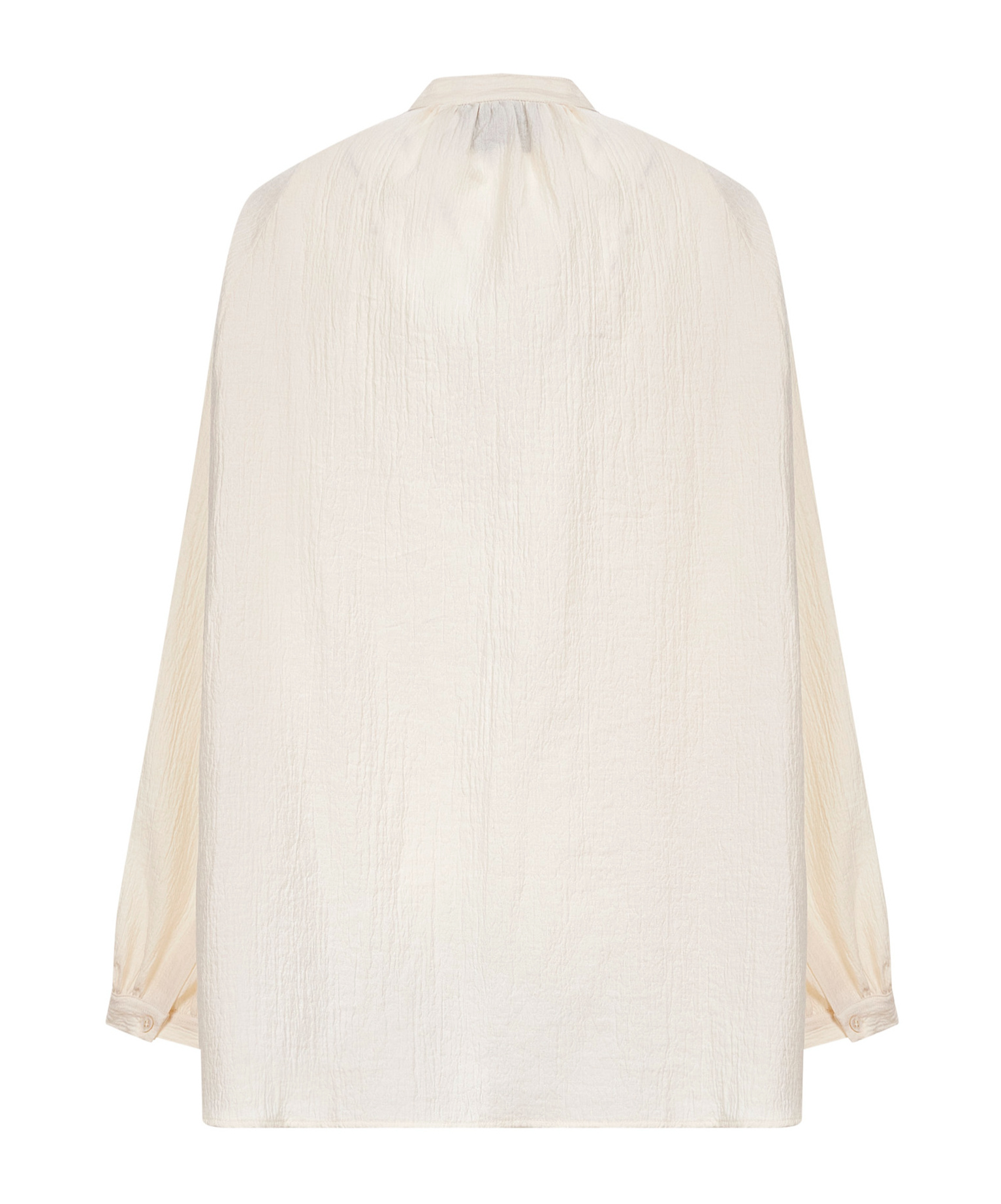 Studio Nicholson Long-sleeved Shirt In Milk