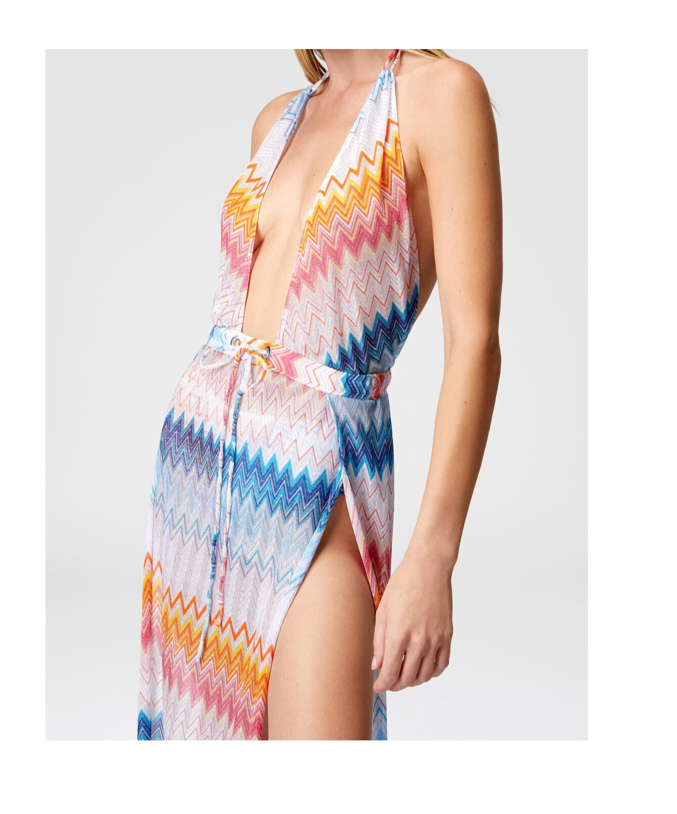 MISSONI ZIGZAG LAMÉ MAXI DRESS