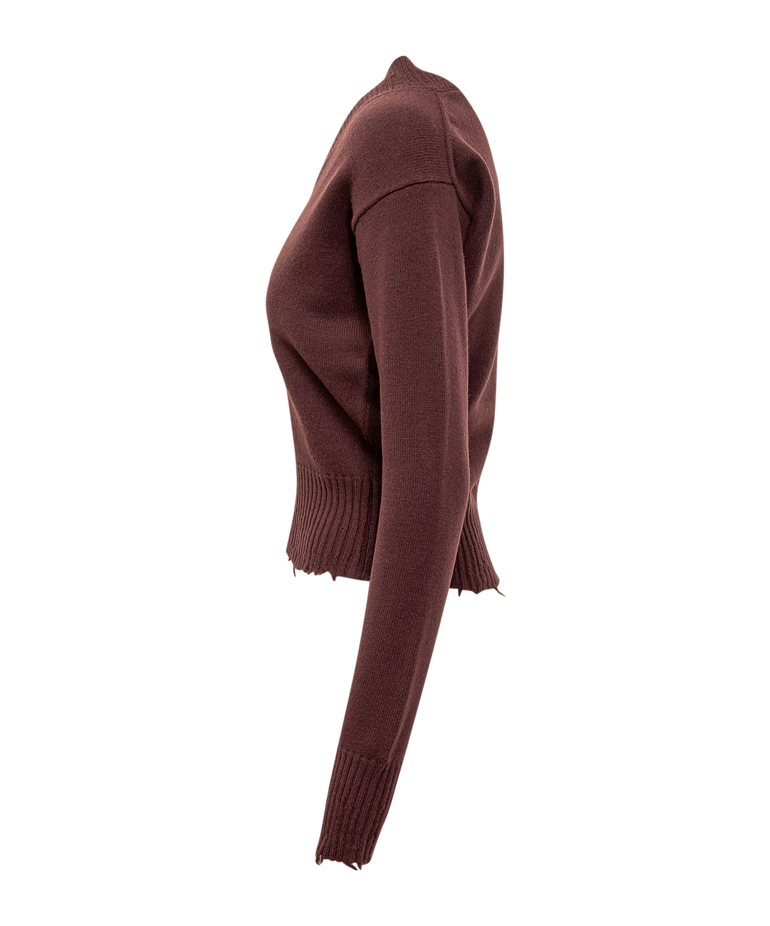 Stella Mccartney V-neck Distressed Jumper In Red