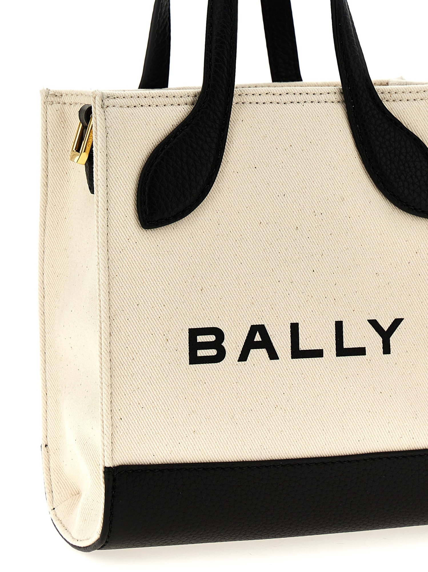 Shop Bally Bar Mini Keep On Tote Bag In Black