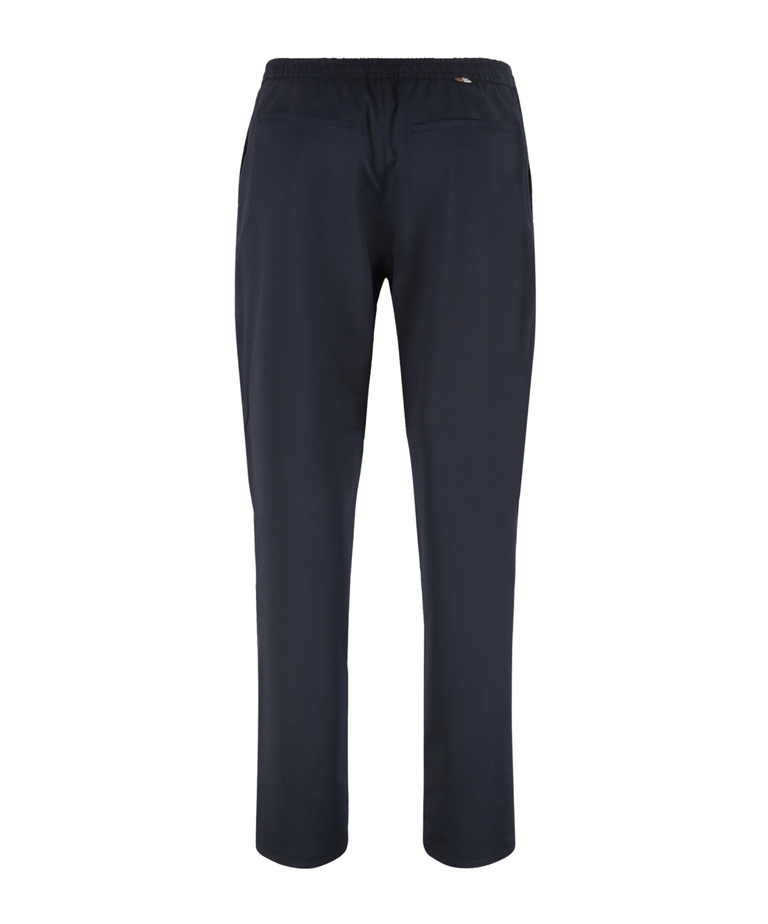 Canali Drawstring Casual Pants In Black