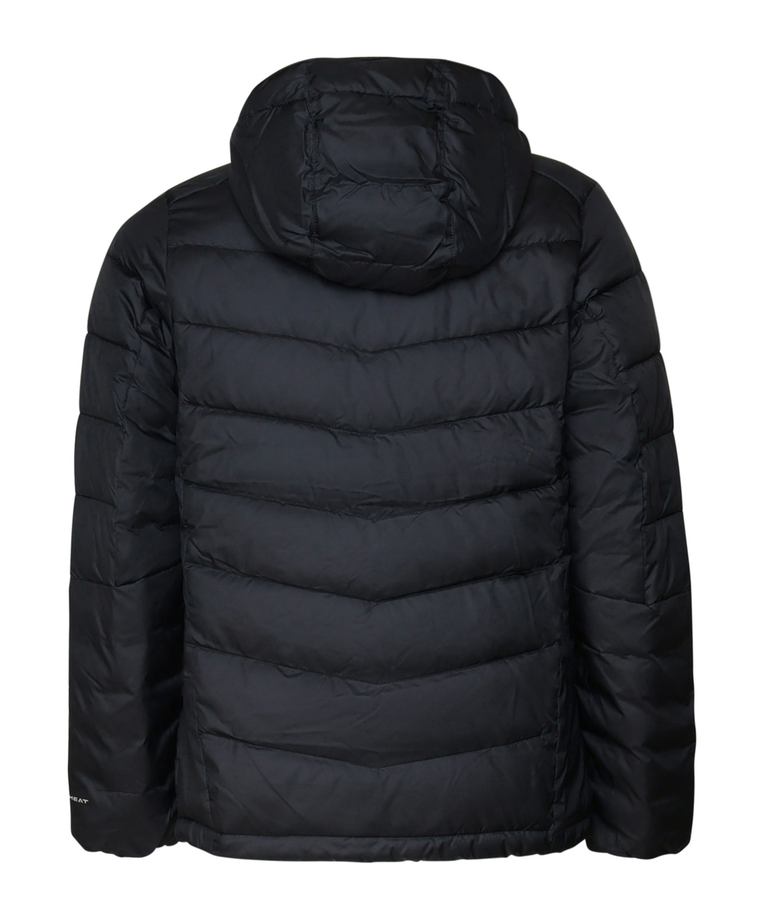 Columbia Logo-print Hooded Padded Jacket In Black