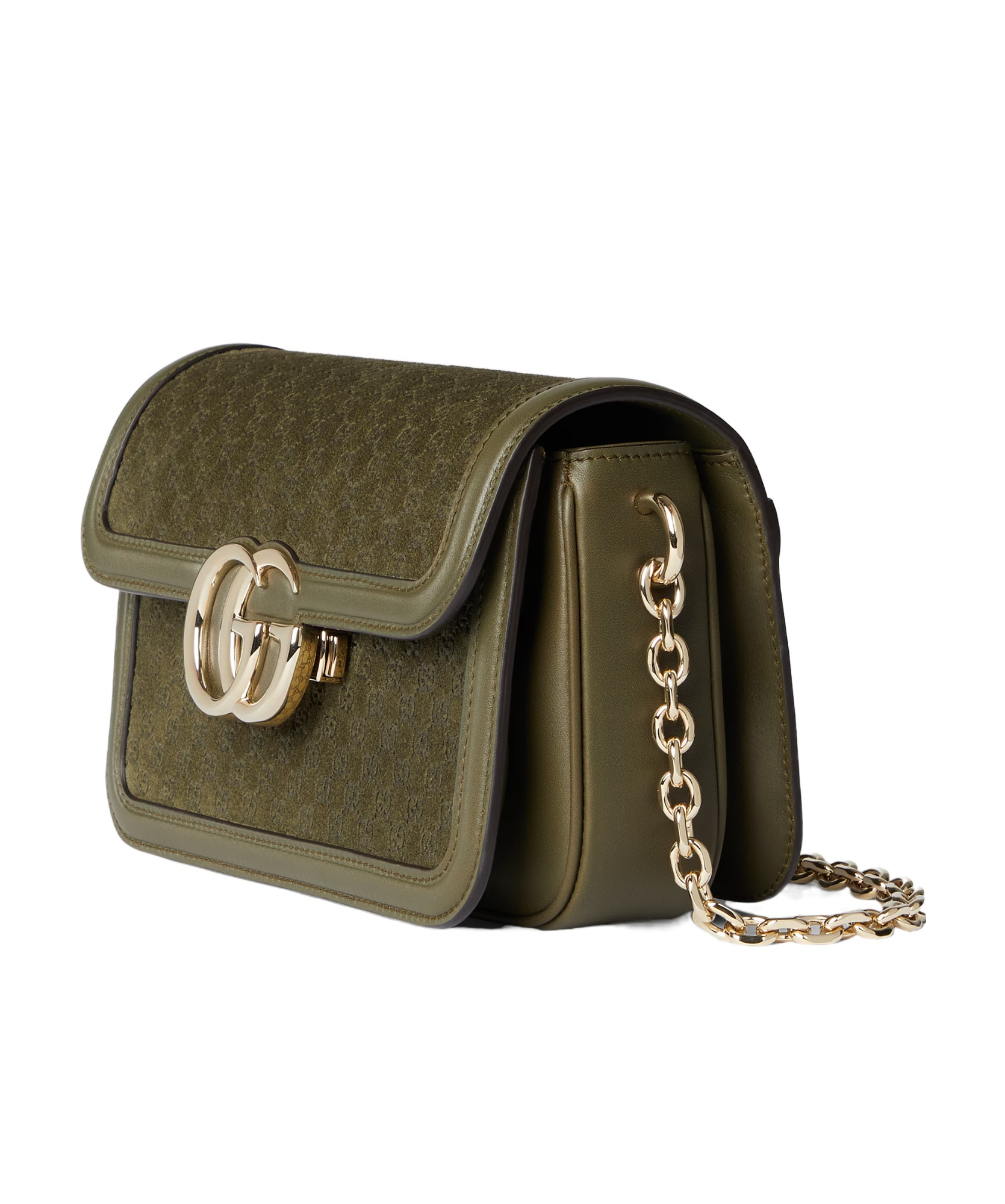 Gucci Go Small Shoulder Bag In Green