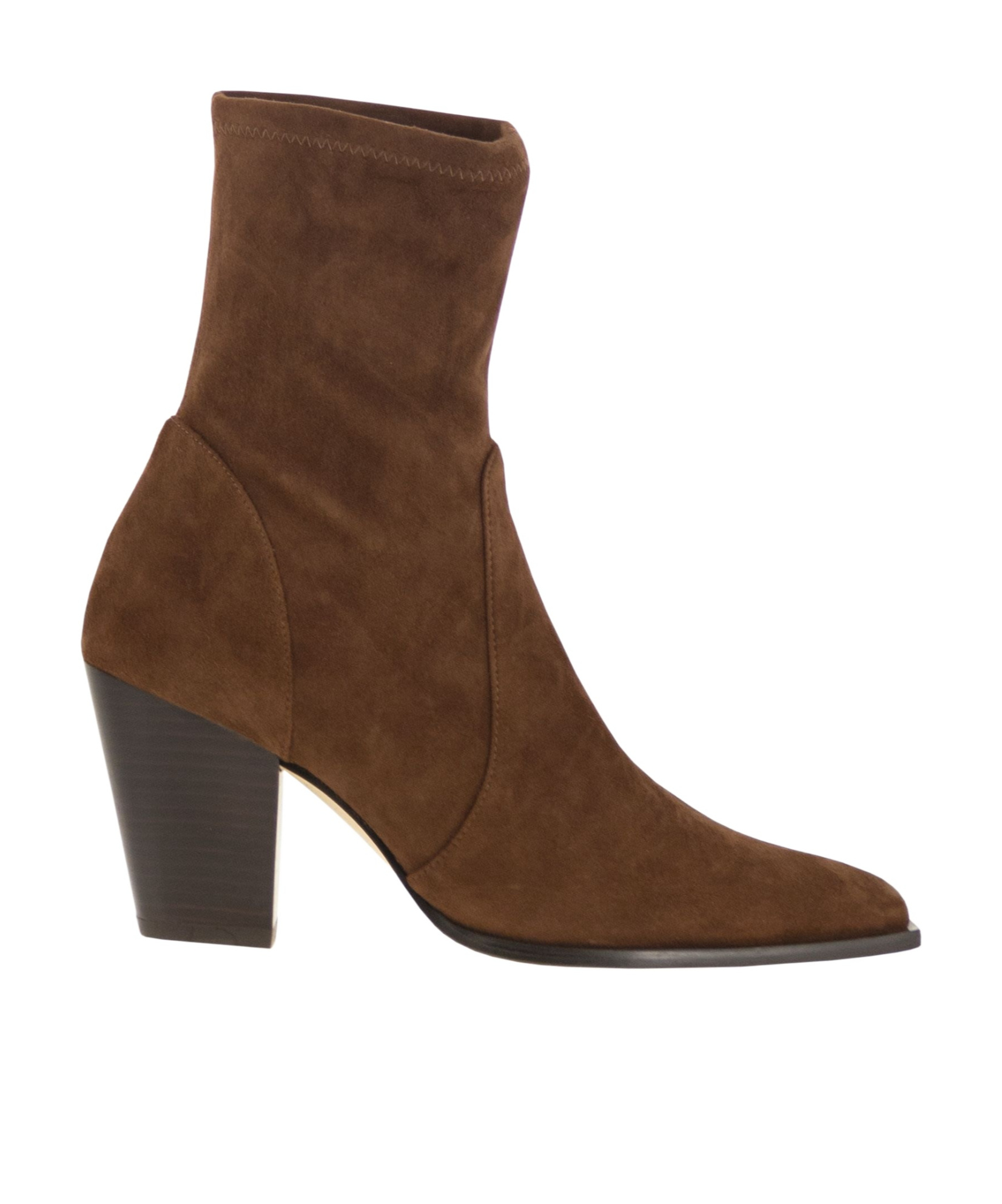 Stuart Weitzman Jolene - Suede Ankle Boots In Brown