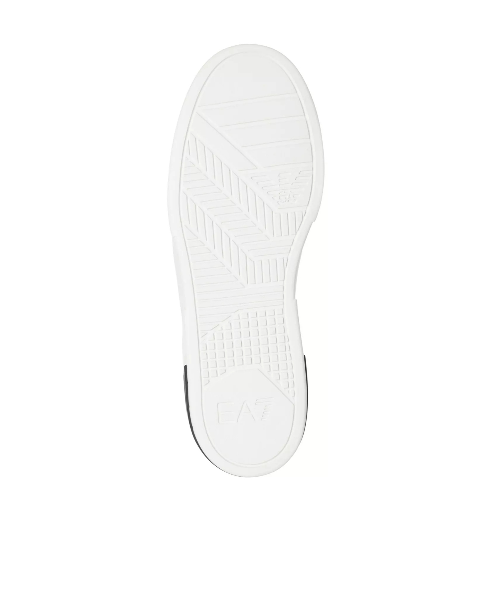 Ea7 Lace Mesh Low-cut Skate Shoes In Black