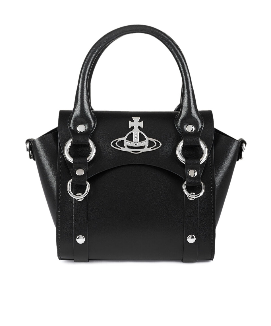 Vivienne Westwood Mini Betty Shoulder Bag In Black