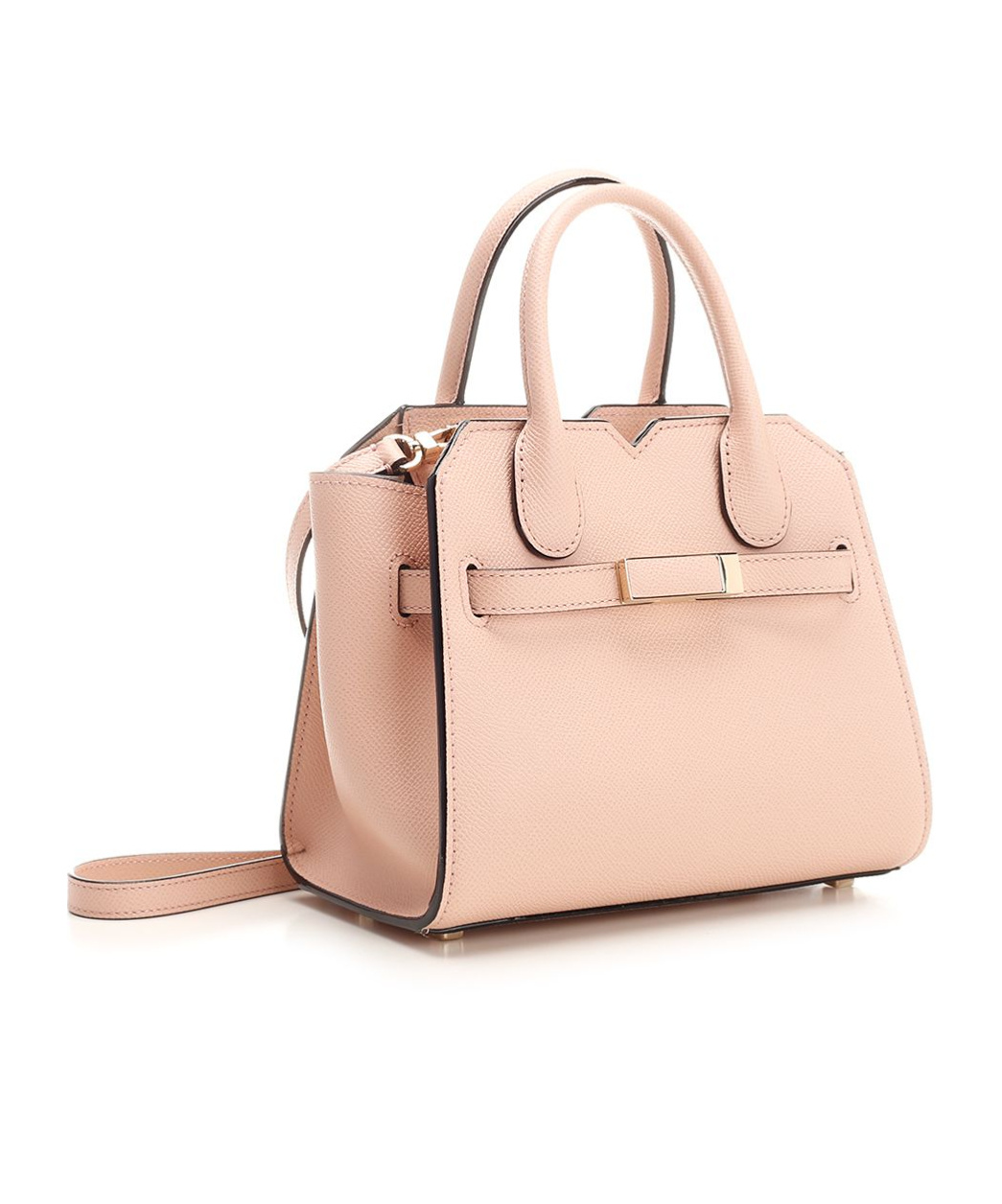Valextra Milano Shoulder Bag In Nude