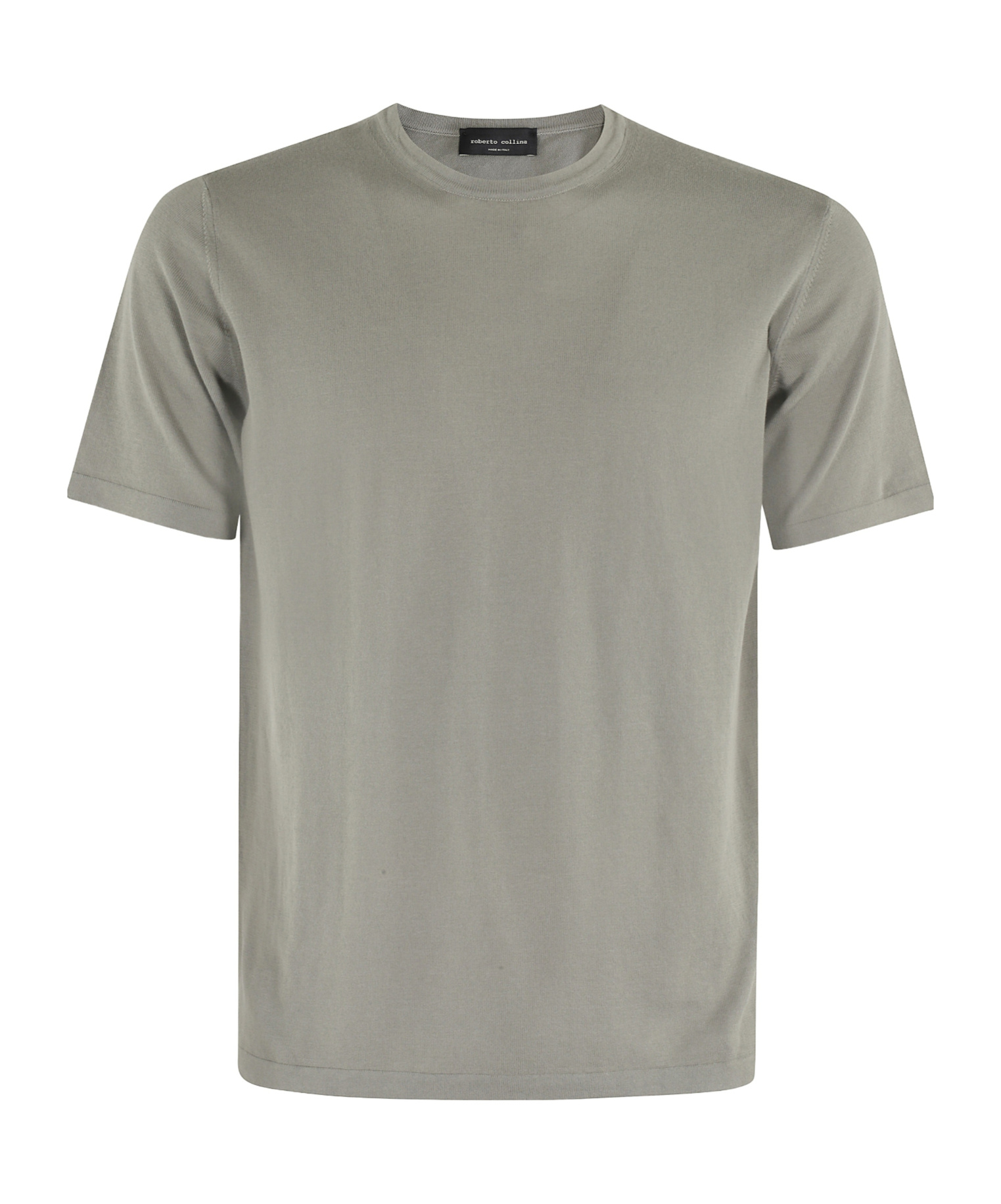 Roberto Collina Round Neck Short Sleeve T-shirt In Green