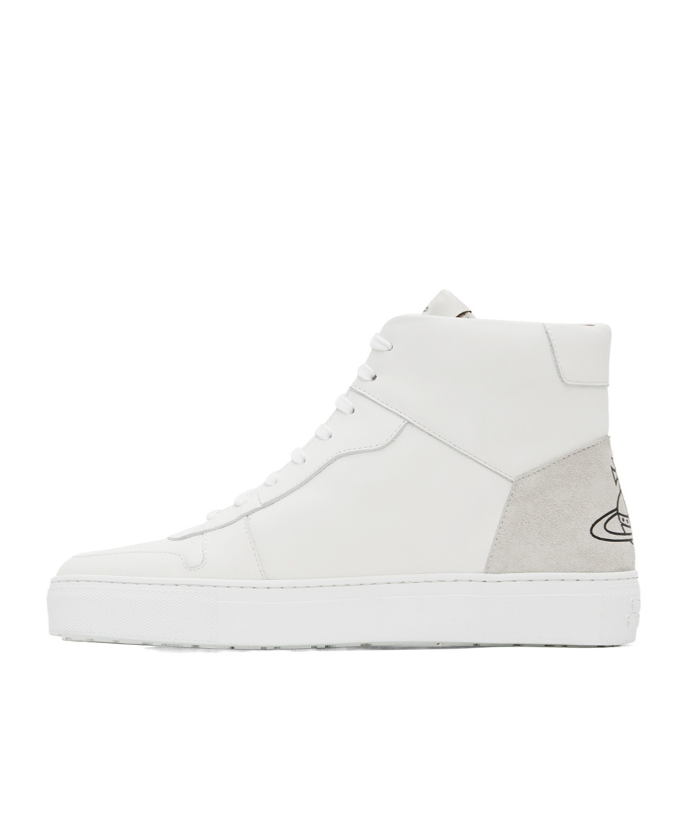Vivienne Westwood Lace-up High-top Sneakers In White