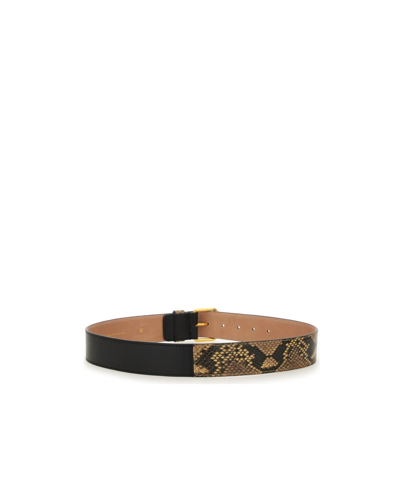 Dries Van Noten Adjustable Waist Belt In Brown