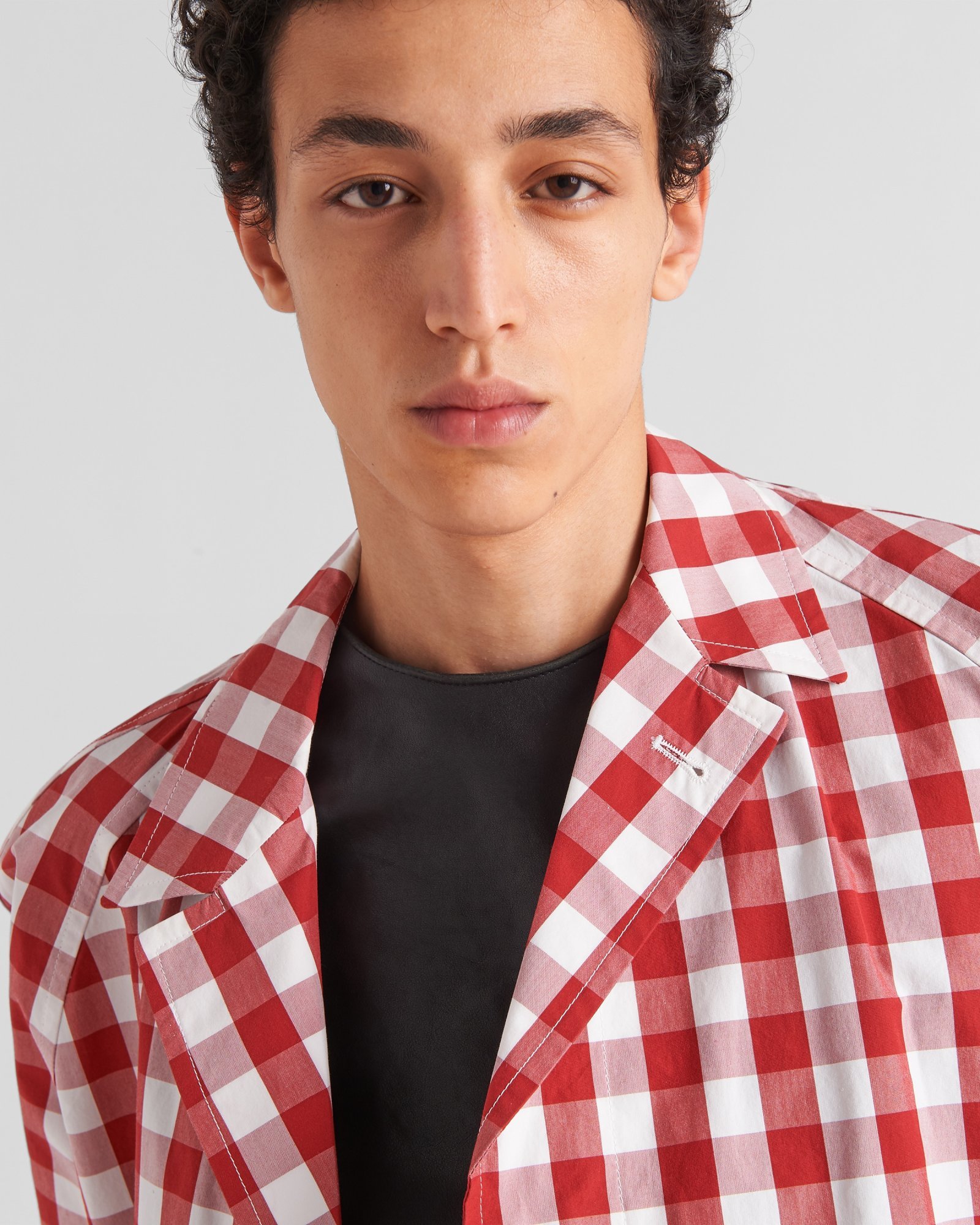 Prada Coats & Jackets In Red