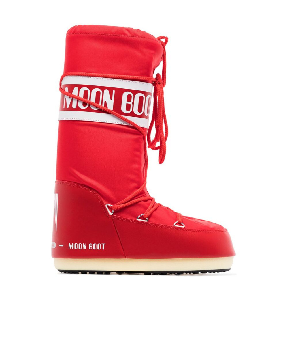 Moon Boot Unisex Mb Icon Boots In Red