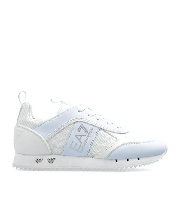 Ea7 Logo-print Trainers In White