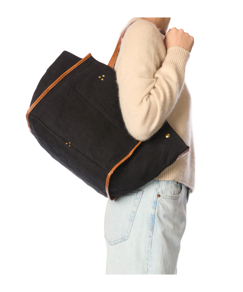 Jérôme Dreyfuss Double Handle Shoulder Bag In Black