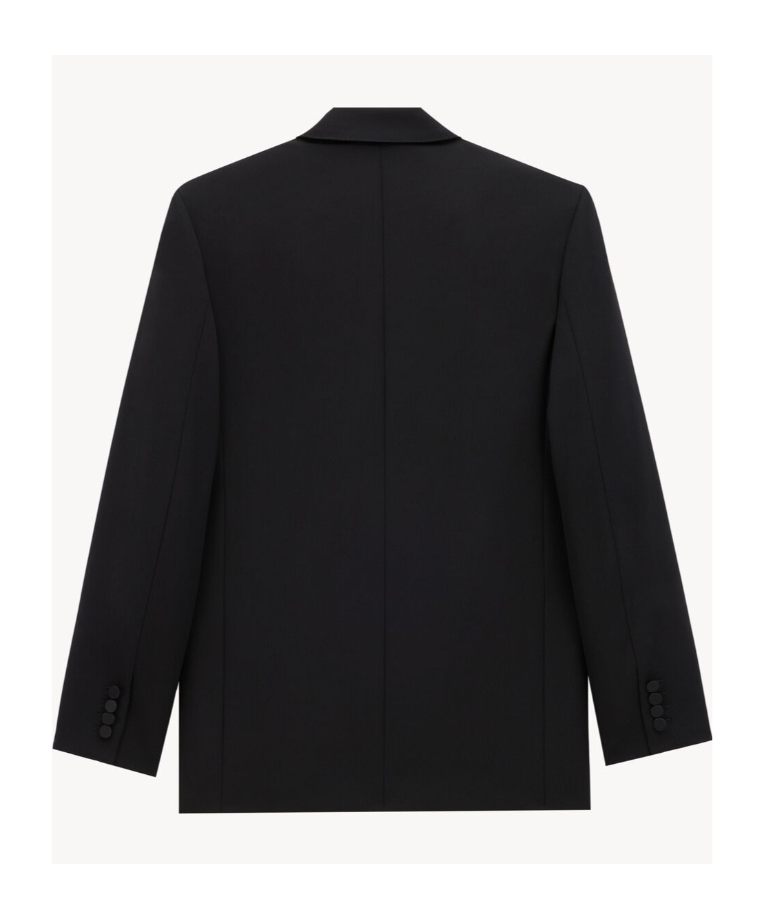 Saint Laurent Classic Long-sleeve Tuxedo Blazer In Black